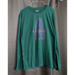 Men'S Aeropostale Green long sleeve t shirt Size Medium